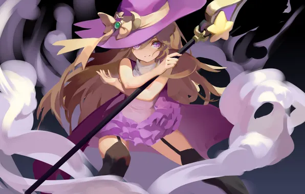 Hat, girl, witch