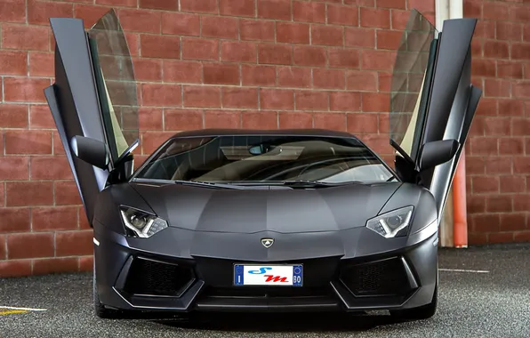 Lamborghini, the front, aventador, lp700-4, Lamborghini, aventador, guillotine, doors