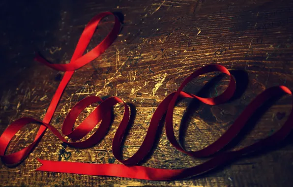 Love, Board, love, ribbon