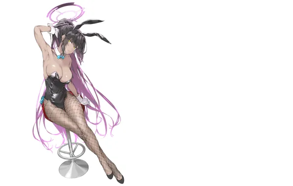 Girl, hot, sexy, anime, stockings, pretty, purple, babe