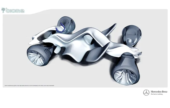 Concept, Mercedes, Benz, Car, Biome