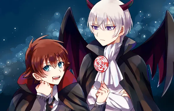 Anime, art, guys, costumes, Halloween, Kakumeiki Valvrave