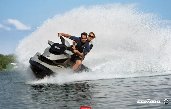 Wave, lake, ATV