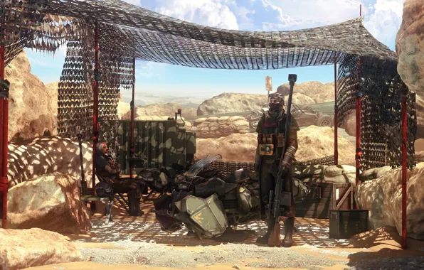 Stones, canopy, the guardian, Desert Patrol