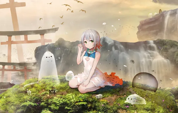 Girl, Landscape, Ghosts