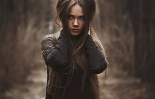 Girl, sweetheart, hair, brunette, girl, beautiful, cutie, blue eyes