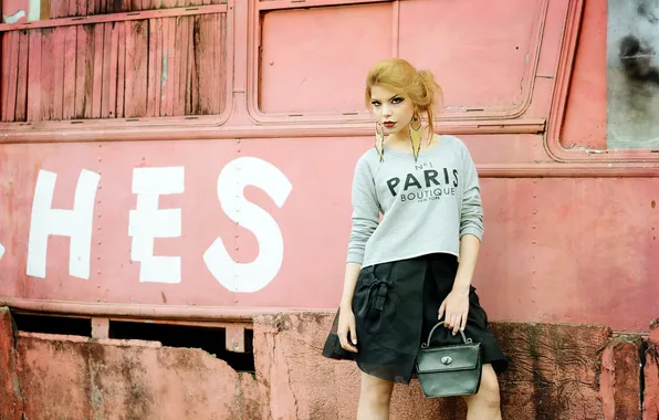 Look, girl, background