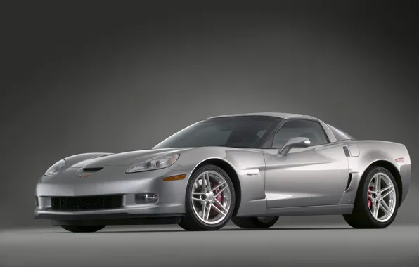 Z06, Corvette, silver
