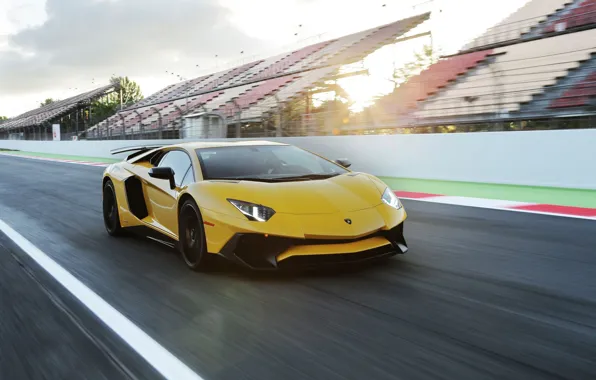 Wallpaper Lamborghini, yellow, Aventador, Superveloce, LP-750 for ...