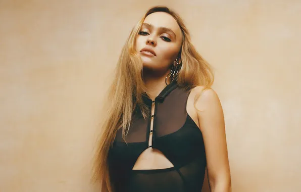 Look, pose, model, makeup, figure, actress, Lily-Rose Depp, Lily-Rose Depp