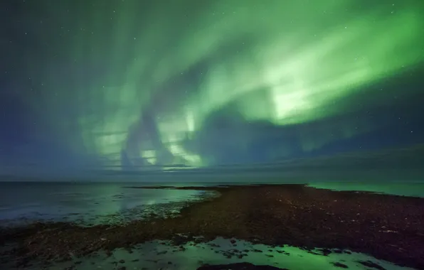 Stars, night, Northern lights, Aurora Borealis