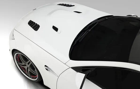 Picture machine, tuning, white, white, cars, Vorsteiner, tuning, auto wallpapers