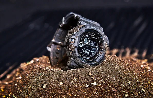 Picture watch, Casio, G-9300, Mudman, G-Shock