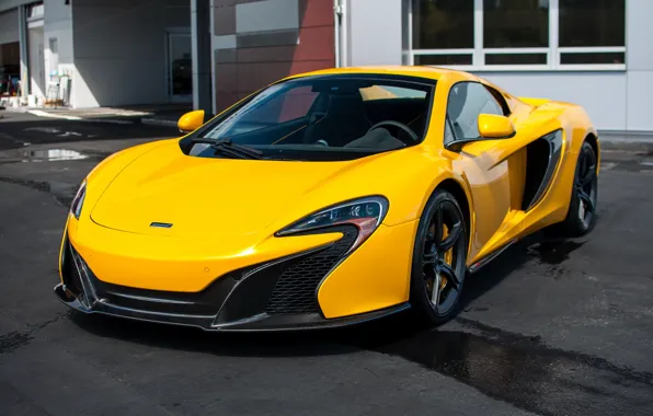 Picture Yellow, mclaren, Spider, 650S