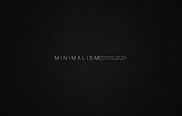 Text, minimalism, Minimalism, title
