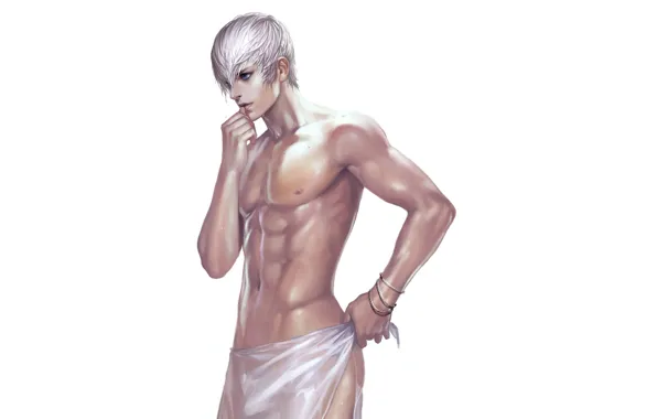 Towel, guy, naked, Sengoku Basara, The Era Of Unrest