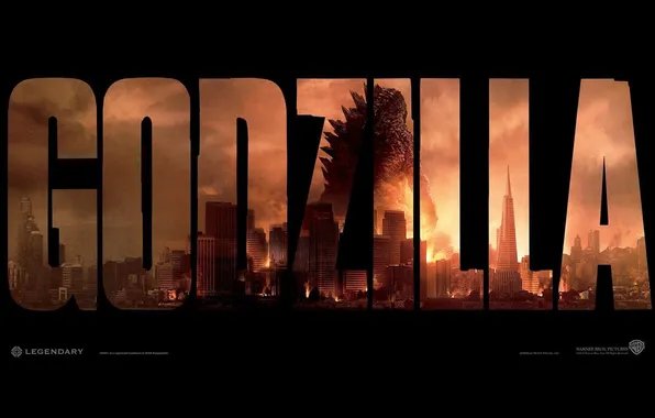 Picture the film, Godzilla, movie, Godzilla, 2014