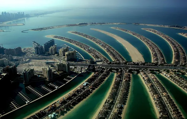 Picture Palma, island, home, Dubai, artificial, Jumeirah