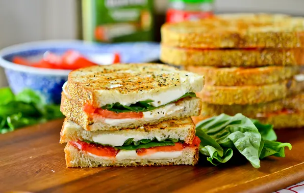 Picture bread, sandwich, sandwich