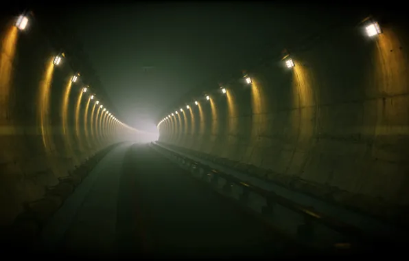 The tunnel, Lights, concrete