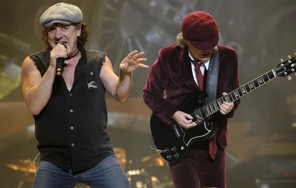 Picture guitar, guitar, ac/dc, angus young, braian johnson, Brian Johnson, Angus young