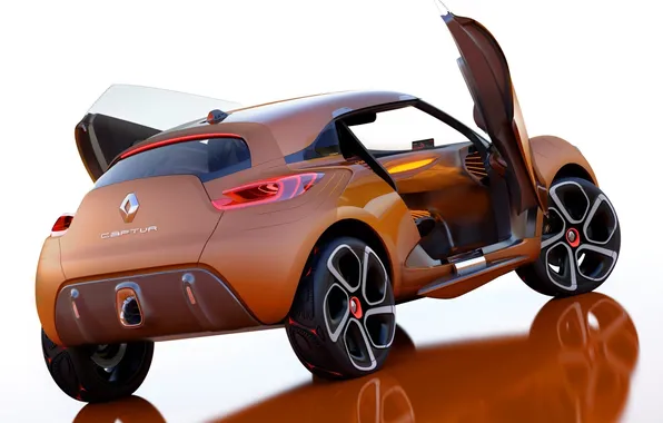 Concept, the concept, Renault, rear view, open doors, Captur