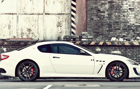Picture Maserati, White, Maserati, Car, Car, GranTurismo, White, Wallpapers