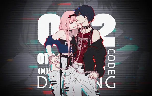 Girl, pair, guy, two, Darling In The Frankxx, Cute in France