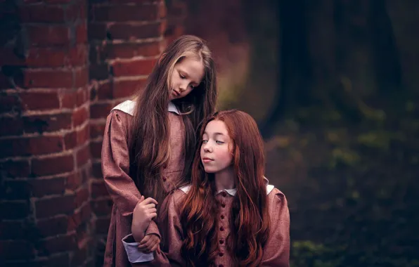 Hair, girls, bokeh, dresses, hairstyles, queens of silence