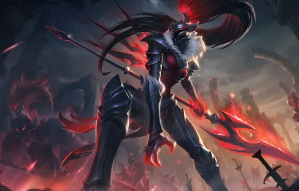 Fantasy, League of Legends, Riot Games, Kalista, David Villegas, West Studio