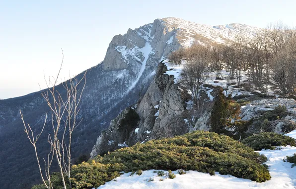 Mountains, Landscape, Crimea, Chatyr-Dag