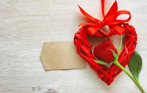 Heart, red, love, rose, heart, romantic, valentine's day, red roses