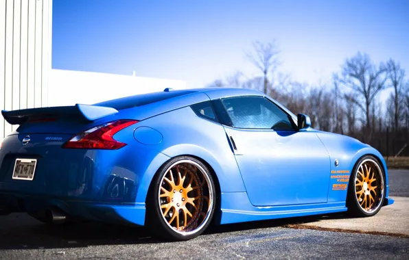 Picture Auto, Blue, Tuning, Auto, Nissan 370, Nissan 370z