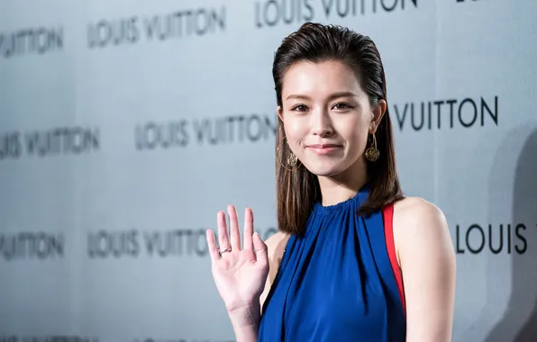 Look, girl, pose, smile, makeup, Asian, beautiful, long hair