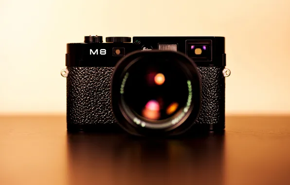 Picture macro, retro, the camera, Leica, digital rangefinder camera, Leica M8