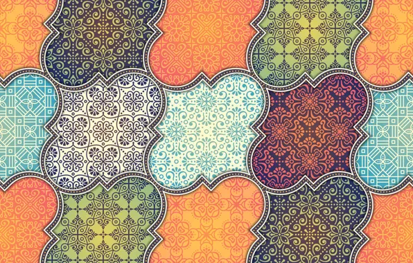 Background, texture, ornament, pattern, floral, batik