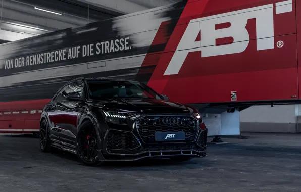 Audi, Front, Black, Trailer, ABBOT, Signature Edition, RS Q8, ABT RS Q8