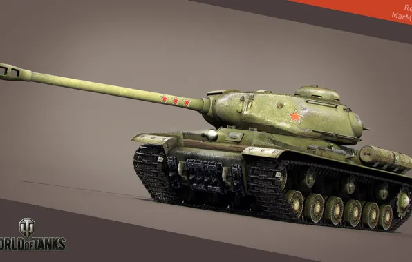Picture tank, USSR, USSR, tanks, render, WoT, World of tanks, tank
