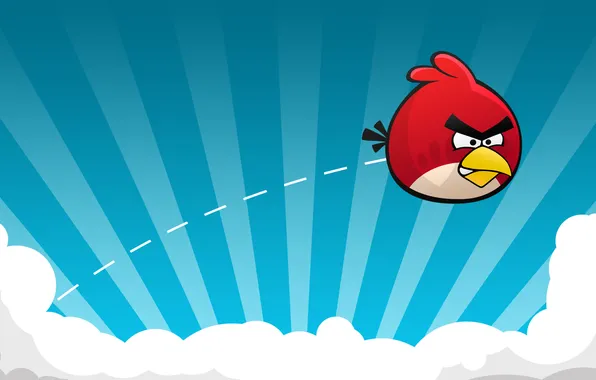Picture the game, flight, game, angry birds