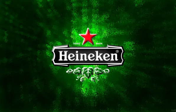 Picture background, green, star, beer, logo, green, logo, star