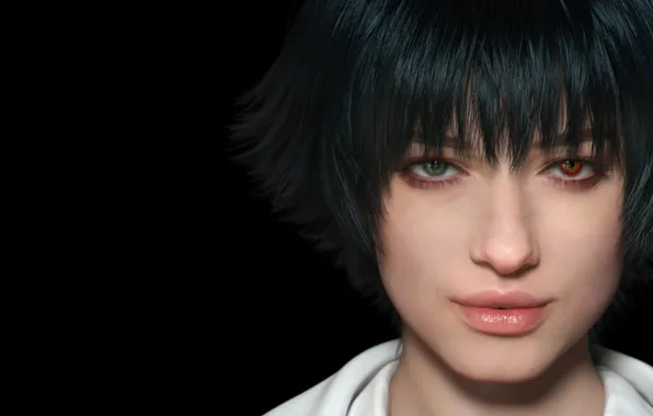 Picture focus, face, Lady, devil may cry 5, dmc 5