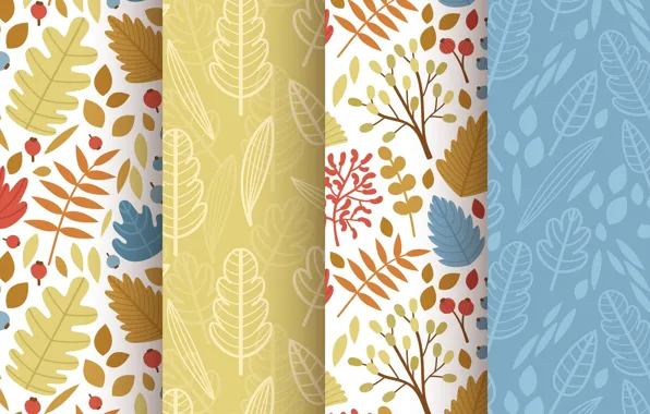 Texture, patterns, autumn, elements