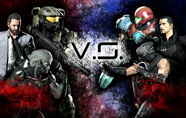 Picture helmet, Halo, armor, Ninja Gaiden, Mass Effect, Raiden, Metal Gear Rising: Revengeance, Shepard