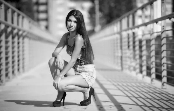 Wallpaper look, face, pose, style, model, hair, legs, Daniela