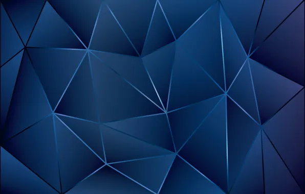 Line, background, triangles, blue, line blue