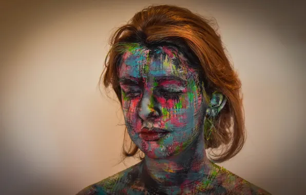 Picture girl, style, makeup