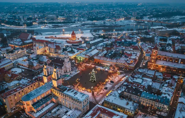 Lithuania, Kaunas, winter