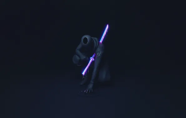 Minimalism, Style, Sword, Death, Fantasy, Style, Color, Fiction