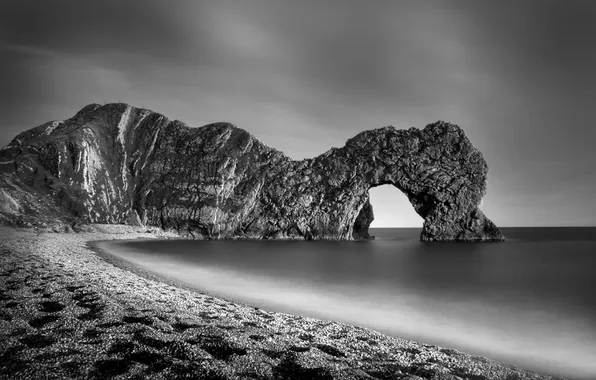 Sea, water, rock, stones, rocks, shore, landscapes, stone