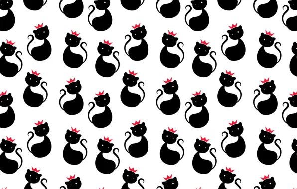 Background, Wallpaper, Cat, Pattern, Seamless
